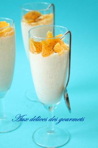 MOUSSE D'ORANGE A LA CANNELLE MOUSSE D'ORANGE A LA CANNELLE