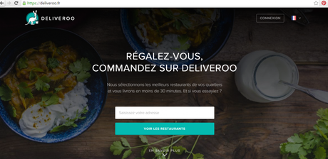 Service de livraison Deliverroo Nantes deliveroo