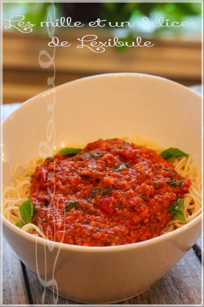 ~Sauce aux saucisses italiennes, épinards et poivrons~ ~Sauce aux saucisses italiennes, épinards et poivrons~