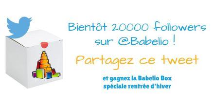 20 000 mercis pour 20 000 followers, mais une seule Babelio Box à gagner! babelio box rentrée
