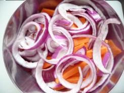 PATATE DOUCE & OIGNON ROUGE ROTIS, SAUCE TAHINA P1260095