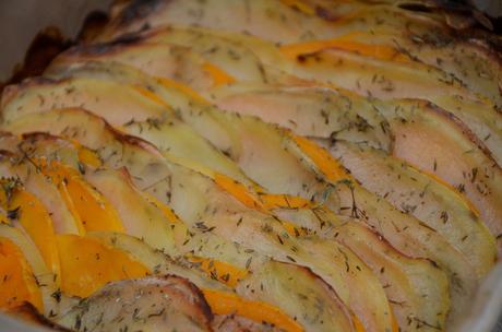 Tian de pomme de terre et courge butternut Tian de pomme de terre et courge butternut