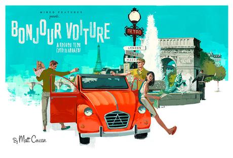 Vintage lifestyle illustration by Marc Aspinall