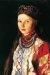 1883-88, Marianne Von Werefkin : Portrait de fille en costume russe