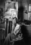 1925, Marianne Von Werefkin dans son atelier, Ascona