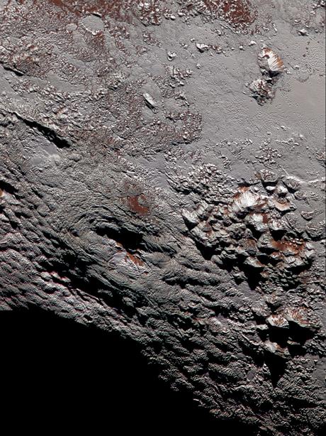 Pluton : détails de l’atmosphère et d’un possible cryovolcan cryovolcan mont Wright