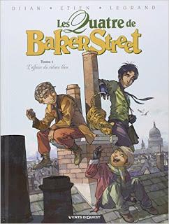 Les quatre de Bakerstreet, tome 1 : l'affaire du rideau bleu de Djian, Etien  et Legrand