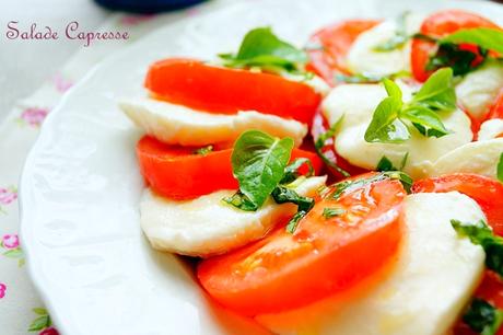 Salade tomate mozzarella basilic facile Salade tomate mozzarella basilic facile