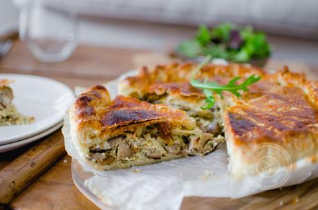 Tourte aux champignons et à l’Abondance Tourte champignons-abondance