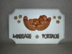 Plaques de portes avec figurines en porcelaine froide Plaques de portes avec figurines en porcelaine froide