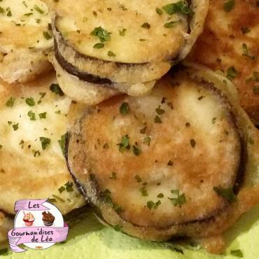 Beignets aubergine 2 Beignets d’aubergine à la bière aromatisée