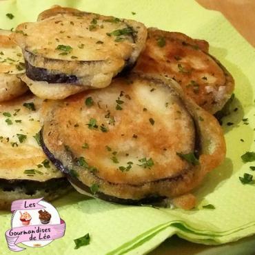 Beignets aubergine 1 Beignets d’aubergine à la bière aromatisée