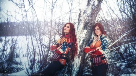 triss and triss by virdaseitr d9nx60k 1024x576 Cosplay   Triss   The Witcher #104  the witcher Cosplay 
