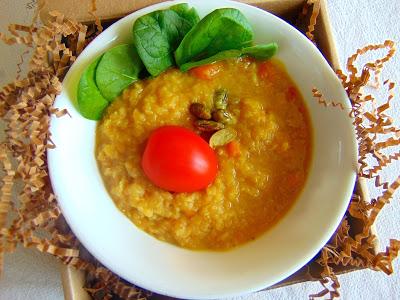 Dhal de lentilles rouges et de courge Dhal de lentilles rouges et de courge