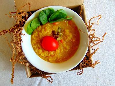 Dhal de lentilles rouges et de courge Dhal de lentilles rouges et de courge