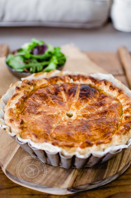 Tourte forestière aux champignons et Abondance Tourte champignons-abondance