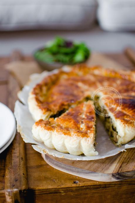 Tourte forestière aux champignons et Abondance Tourte champignons-abondance