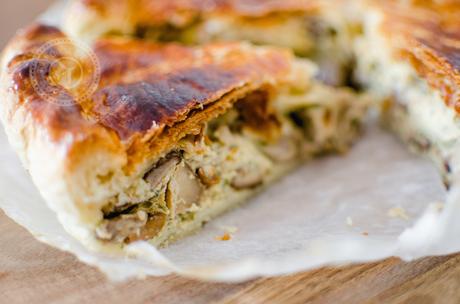 Tourte forestière aux champignons et Abondance Tourte champignons-abondance