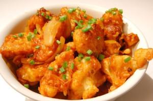 Chou-fleur doré au poulet avec cookeo Chou-fleur doré au poulet avec cookeo