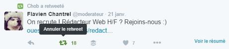 Twitter : comment supprimer un RT