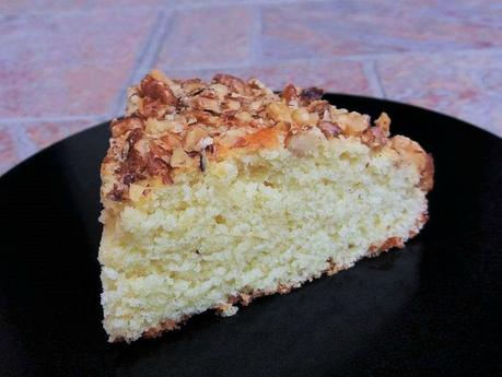 Gâteau amande noix Part gâteau amande noix4