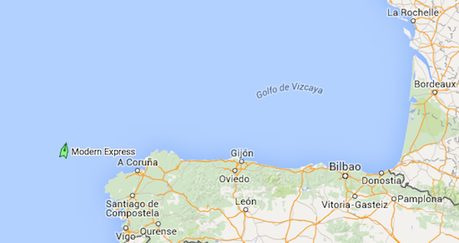 Un ro-ro qui chavire position