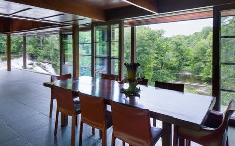 Maison contemporaine inspirée par Frank Lloyd Wright