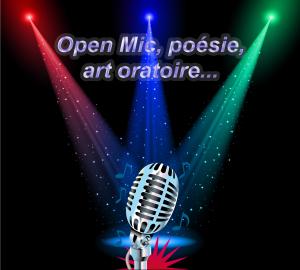 open mic art oratoire micro ouvert littérature poésie