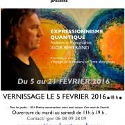 Exposition « peinture et photographie quantique » Igor Bertrand | Galerie Agama