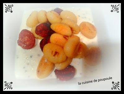 Gnocchis au chorizo et parmesan Gnocchis au chorizo et parmesan