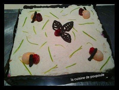 Bavarois litchi framboise au thermomix ou sans Bavarois litchi framboise au thermomix ou sans