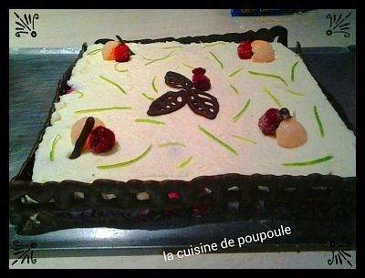 Bavarois litchi framboise au thermomix ou sans Bavarois litchi framboise au thermomix ou sans