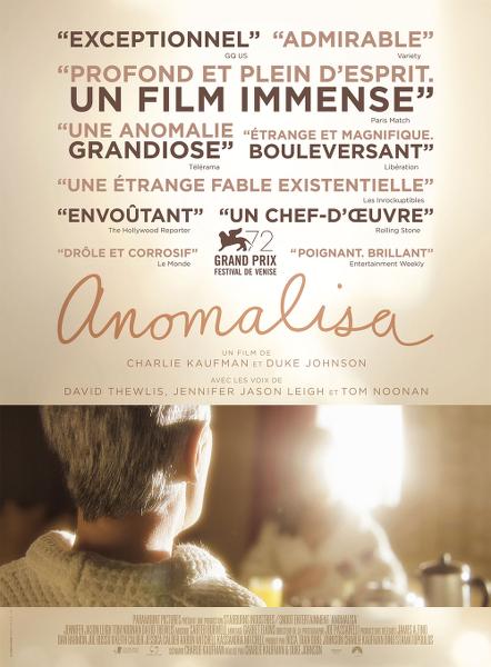 Chronique ciné : Anomalisa Anomalisa-affiche