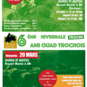 Rando quads et motos de l'Ami Quad Trochois le 28 février et 20 mars 2016 - Randonnée Enduro du Sud Ouest