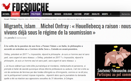 Michel #Onfray : l’ultime consécration #antifa Capture