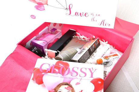 Du rose et de l'amour dans la Glossy Box de février