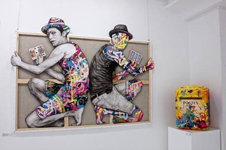 Levalet & Zenoy en « Recto Verso » à la galerie Géraldine Zberro Levalet & Zenoy en « Recto Verso » à la galerie Géraldine Zberro