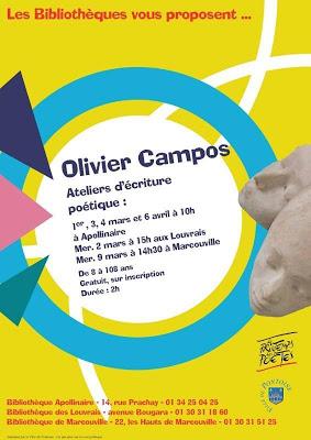 Atelier d'écriture d'Olivier Campos en Val d'Oise (95)