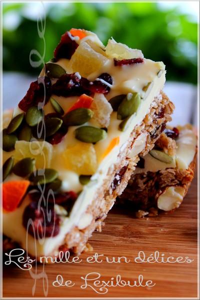 ~Barres multigrain aux canneberges, ananas, papayes, graines de citrouilles et amandes~ ~Barres multigrain aux canneberges, ananas, papayes, graines de citrouilles et amandes~