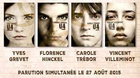 U4 : Jules / Carole Trébor & Stéphane / Vincent Villeminot ... et mon avis sur la quadrilogie! U4 : Jules / Carole Trébor & Stéphane / Vincent Villeminot ... et mon avis sur la quadrilogie!