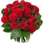 Bouquet de fleurs Saint VALENTIN Roses Rouges