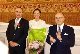 Marc-Antoine Jamet fait Officier de la Légion d'Honneur par Bernard Cazeneuve