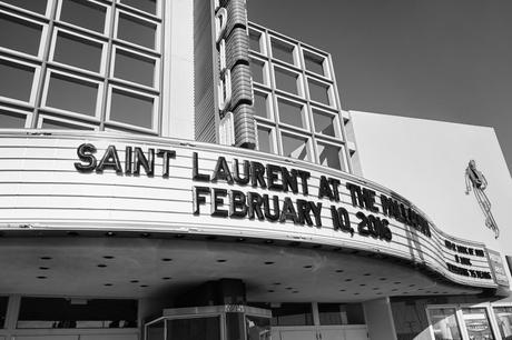 Le défilé Saint Laurent au Palladium de Los Angeles...