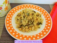 Boulgourzotto à l'Oseille et aux pois chiches (Vegan) Boulgourzotto à l'Oseille et aux pois chiches (Vegan)