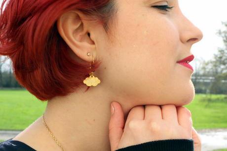 Croquer la pomme – la robe Bizzbee blog-mode-nantes-boucles-d-oreilles-m-de-sego