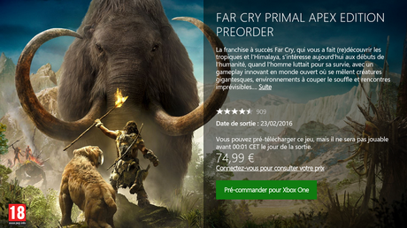 Far Cry Primal PrĂŠ Commande