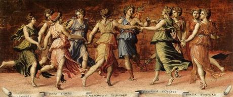 APOLLON-ET-LES-MUSES-BALDASSARE-PERUZZI-GALLERIE-PALATINA-PALAZZO-PITTI-FLORENCE-1514-1523