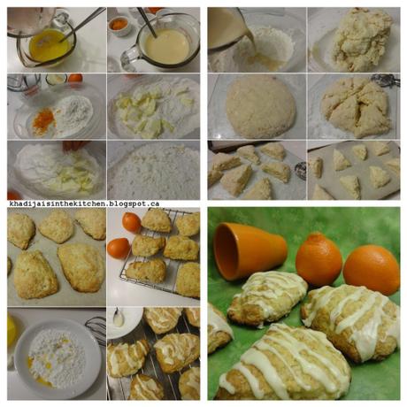 SCONES À L’ORANGE / ORANGE SCONES / SCONES DE NARANJA / خبز (السكون) بالبرتقال image