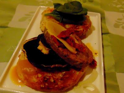 Hamburger et garnitures Hamburger et garnitures