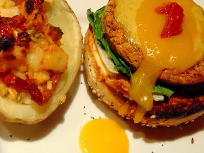 Hamburger et garnitures Hamburger et garnitures